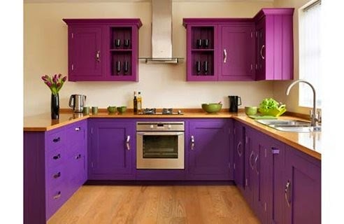  Dapur  Cantik Nan Minimalis Dengan Warna  Ungu  read
